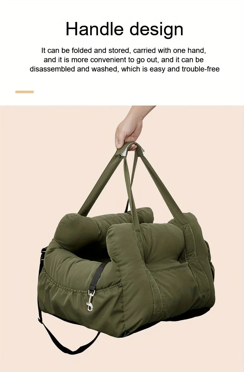 Dog Car Seat with Safety Belt