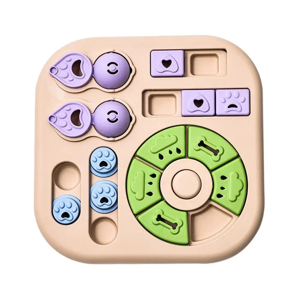 Non-Slip Interactive Slow Feeder & Puzzle Dog Toy – Mental Stimulation & Anxiety Relief