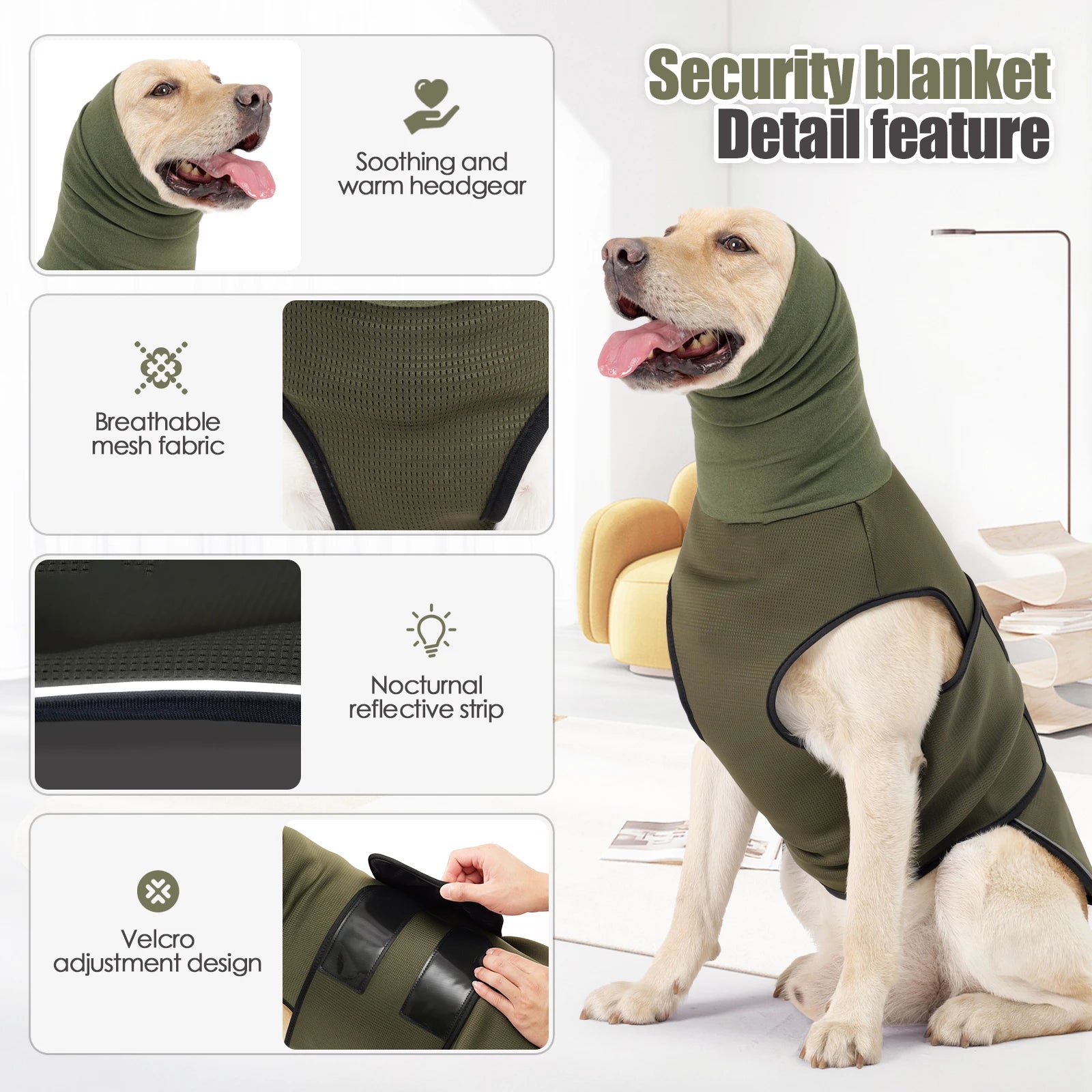 CalmPaws™ Dog Anxiety Vest
