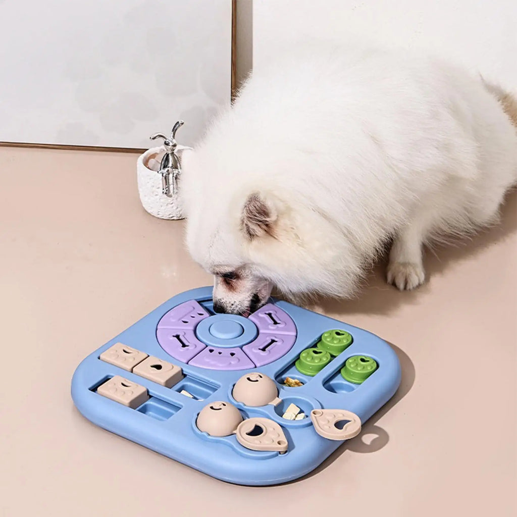 Non-Slip Interactive Slow Feeder & Puzzle Dog Toy – Mental Stimulation & Anxiety Relief
