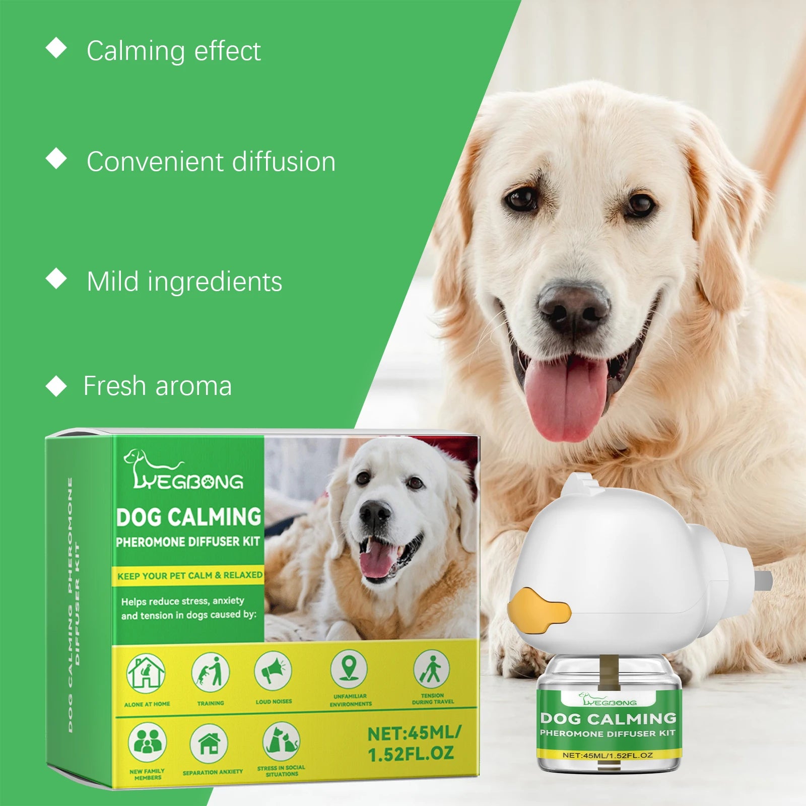 Dog Calming Diffuser Kit – Relieve Anxiety & Stress