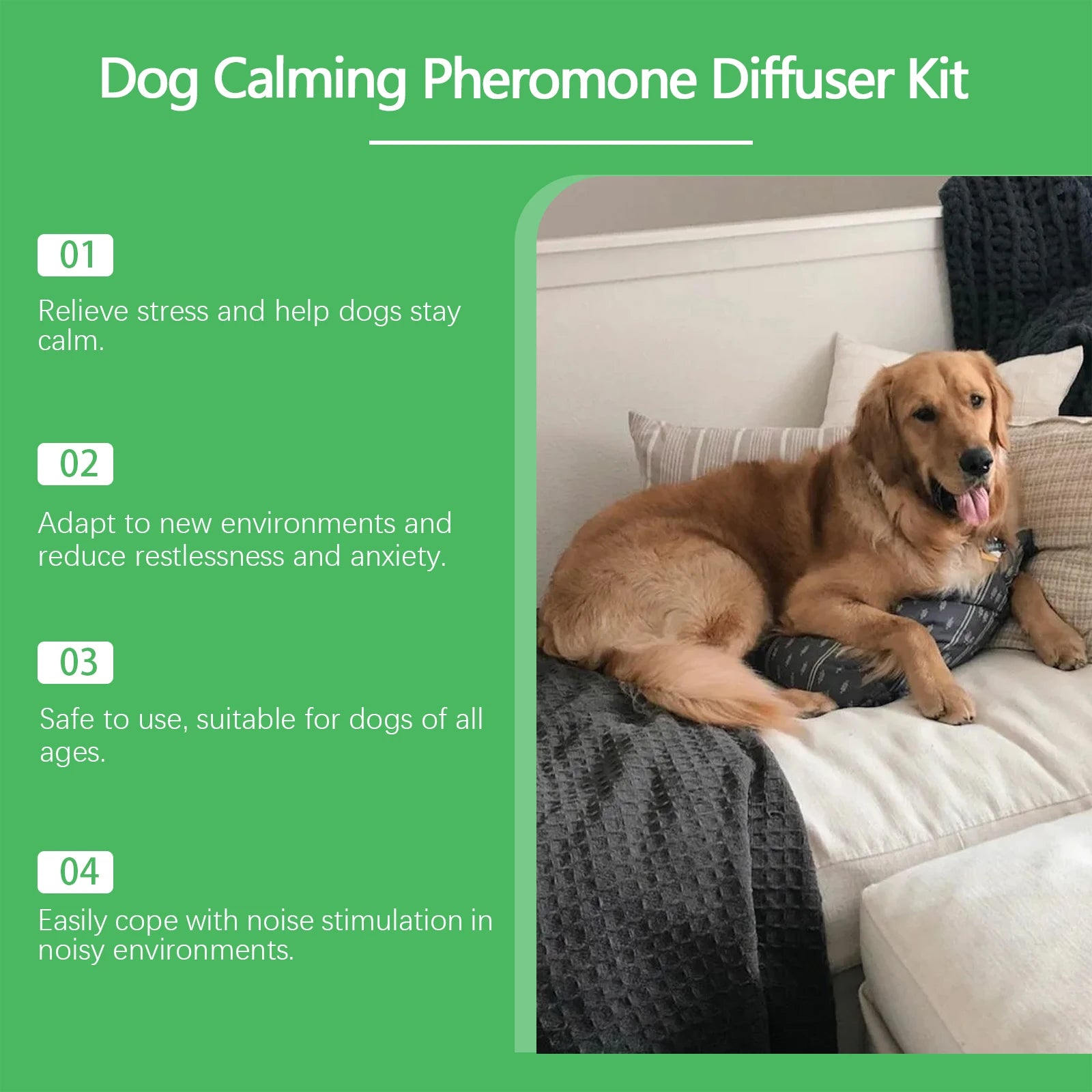 Dog Calming Diffuser Kit – Relieve Anxiety & Stress