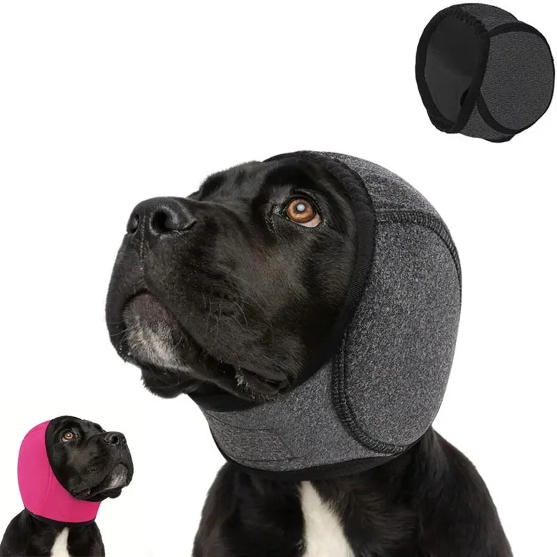 Waterproof Noise Cancelling Dog Ear Muffs for Swimming  Anti-Shock Anxiety-Relieving Headband Waterproof Quick Disassembly