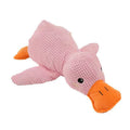 Calming Duck Dog Toy – Plush Squeaky Anxiety Relief Chew Toy