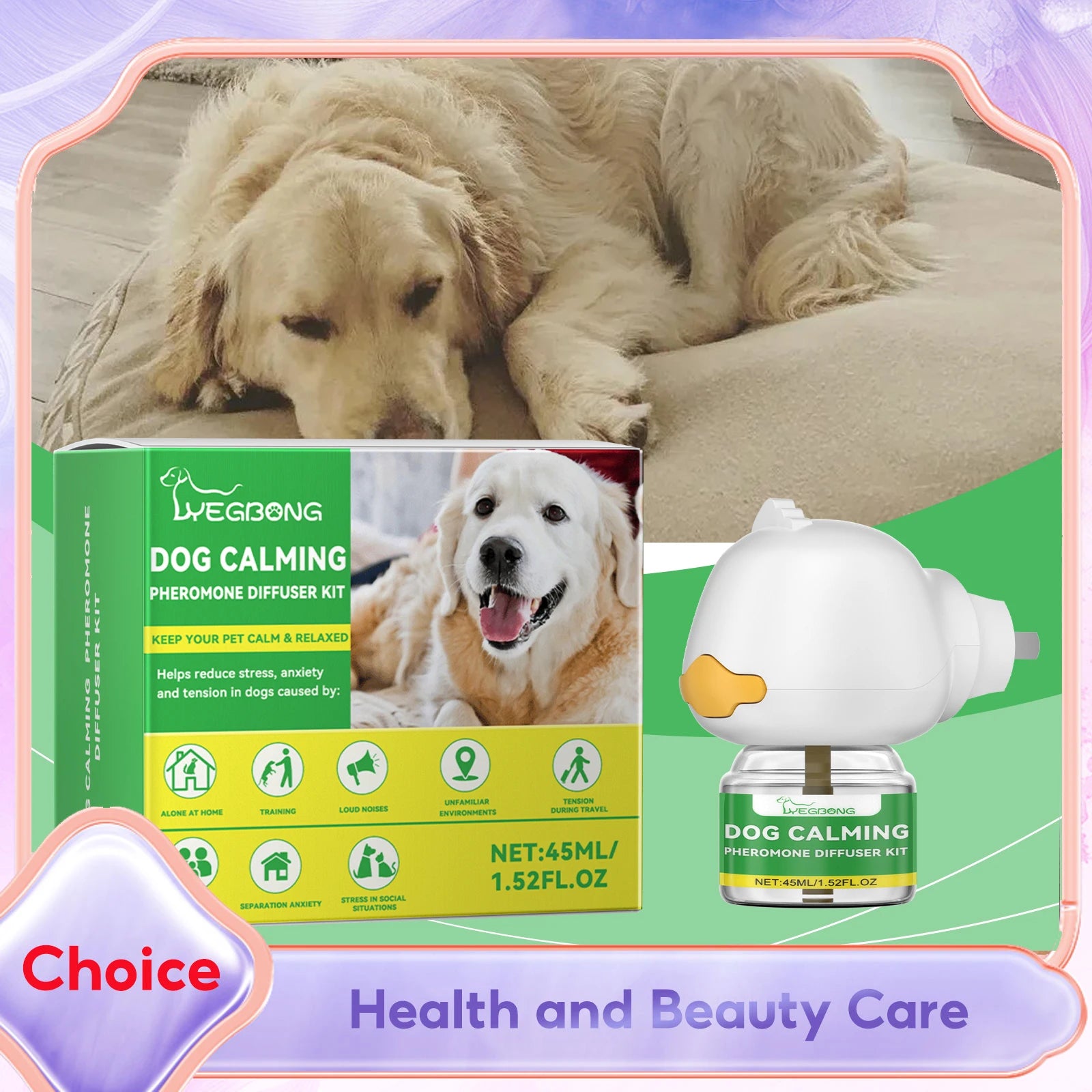 Dog Calming Diffuser Kit – Relieve Anxiety & Stress