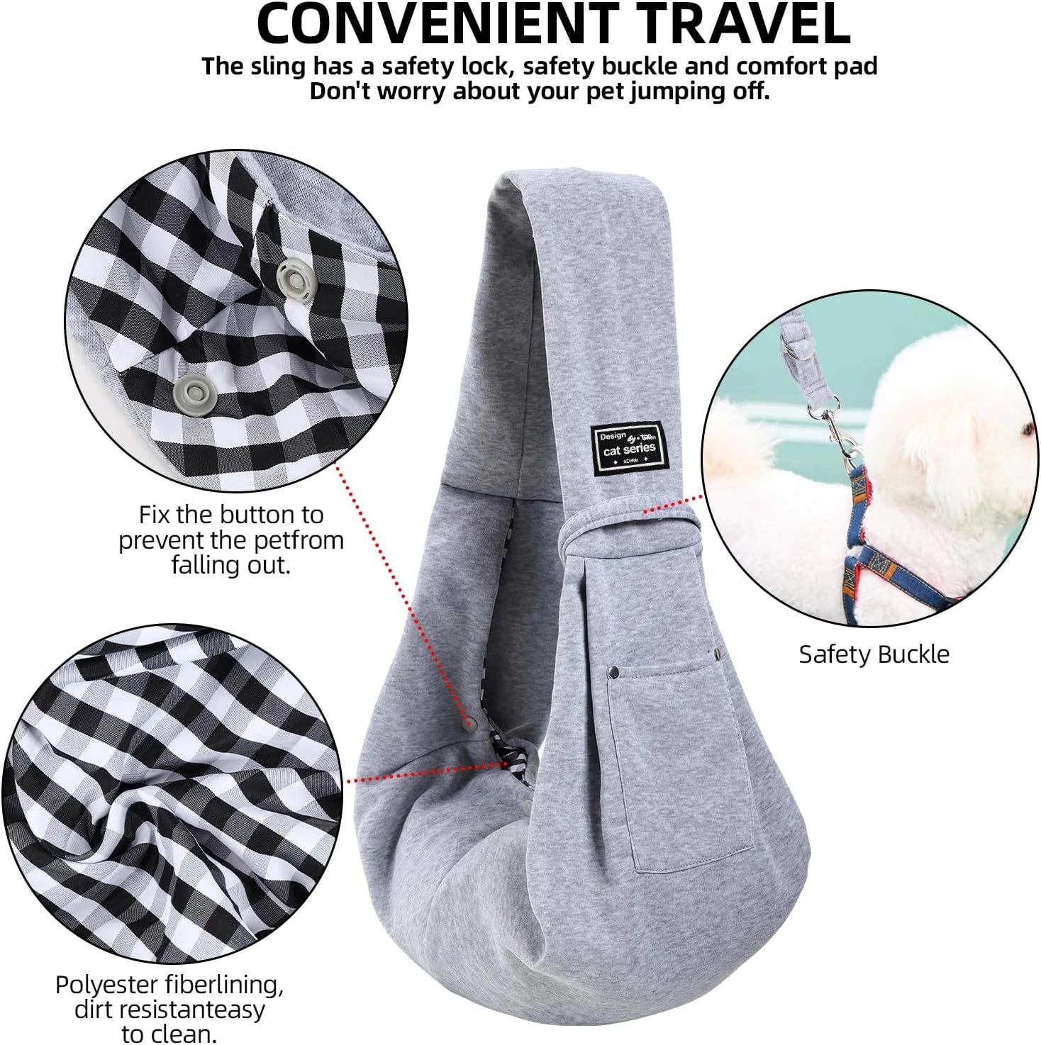 Hands Free Dog Carrier for Small Dogs