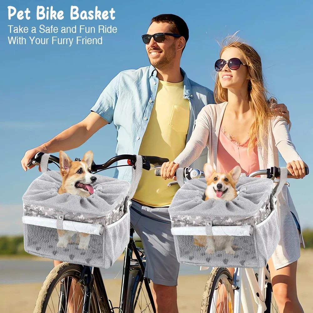 Foldable Dog Bike Carrier/Backpack