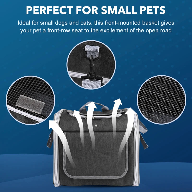 Foldable Dog Bike Carrier/Backpack