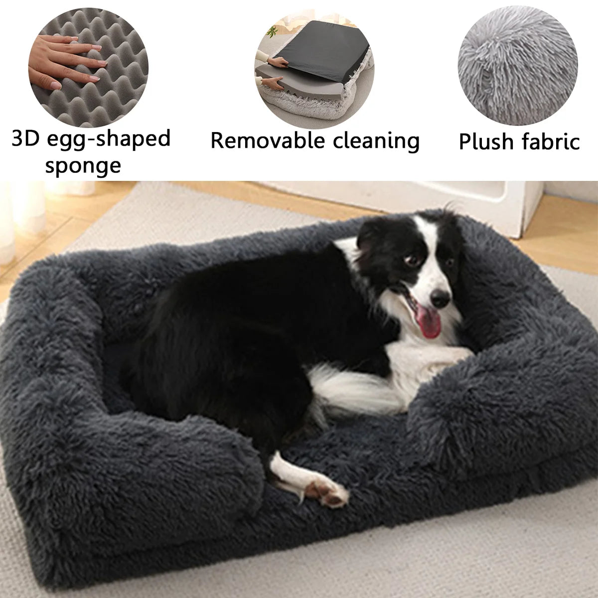 Cozy Anxiety Relief Bed for Dogs
