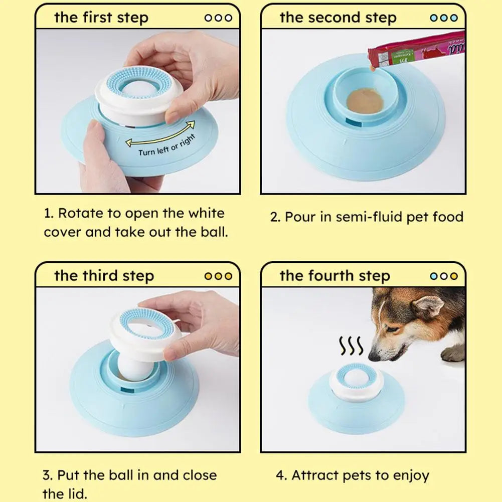 Calming Enrichment Lick Toy for Dogs