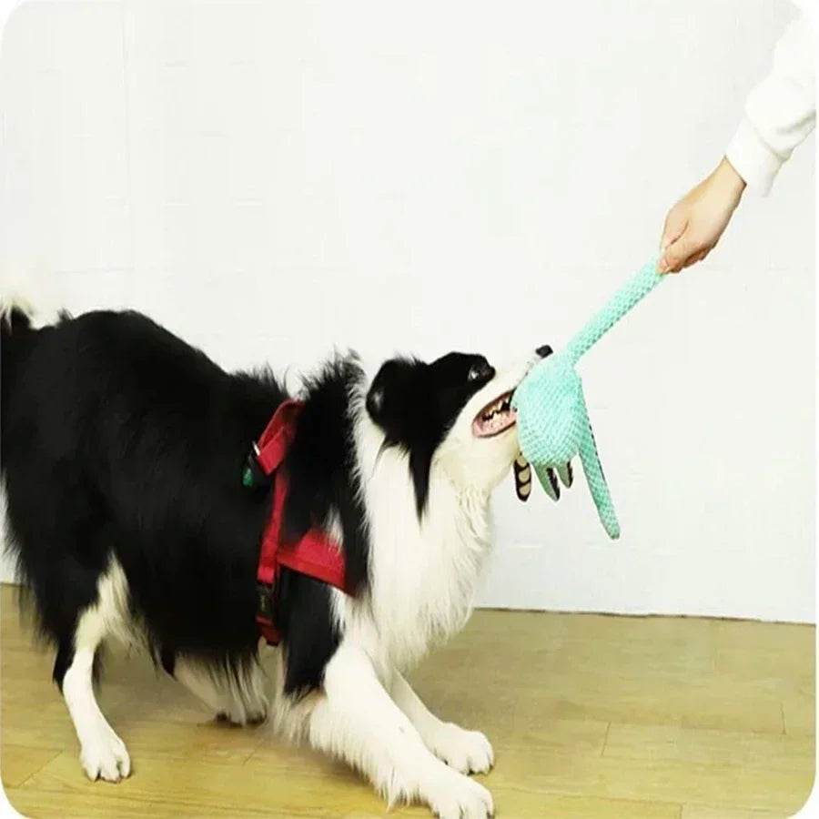 Pet Plush Octopus– Interactive, Anti-Chewing, Anxiety Relief