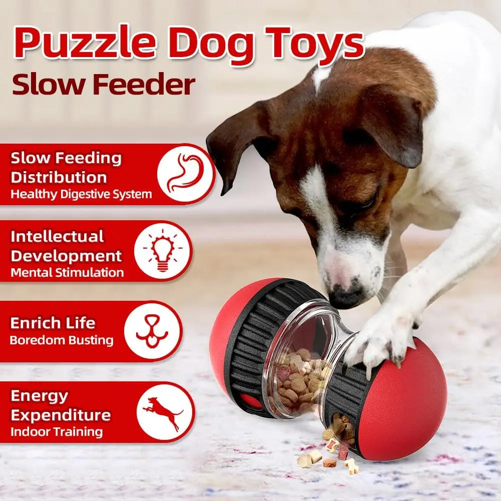 Adjustable Slow Feeder Ball – Anxiety Relief Dog Toy