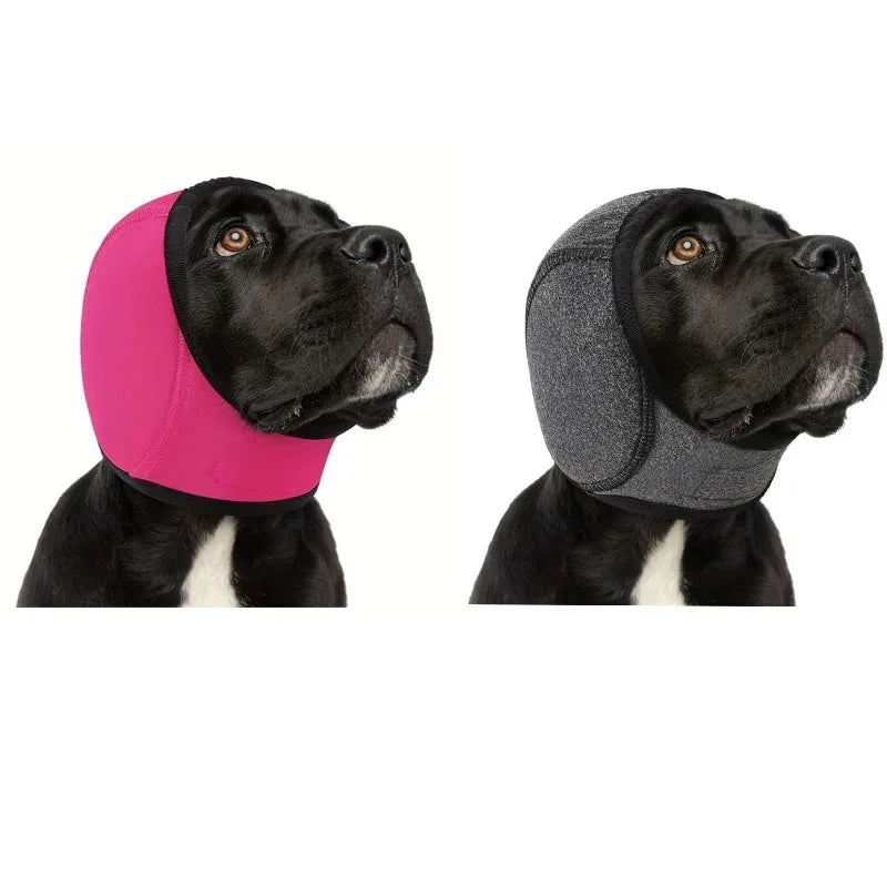 Waterproof Noise Cancelling Dog Ear Muffs for Swimming  Anti-Shock Anxiety-Relieving Headband Waterproof Quick Disassembly